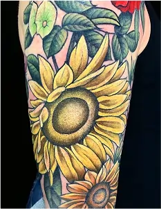 Evolving project tattoo example - botanical design